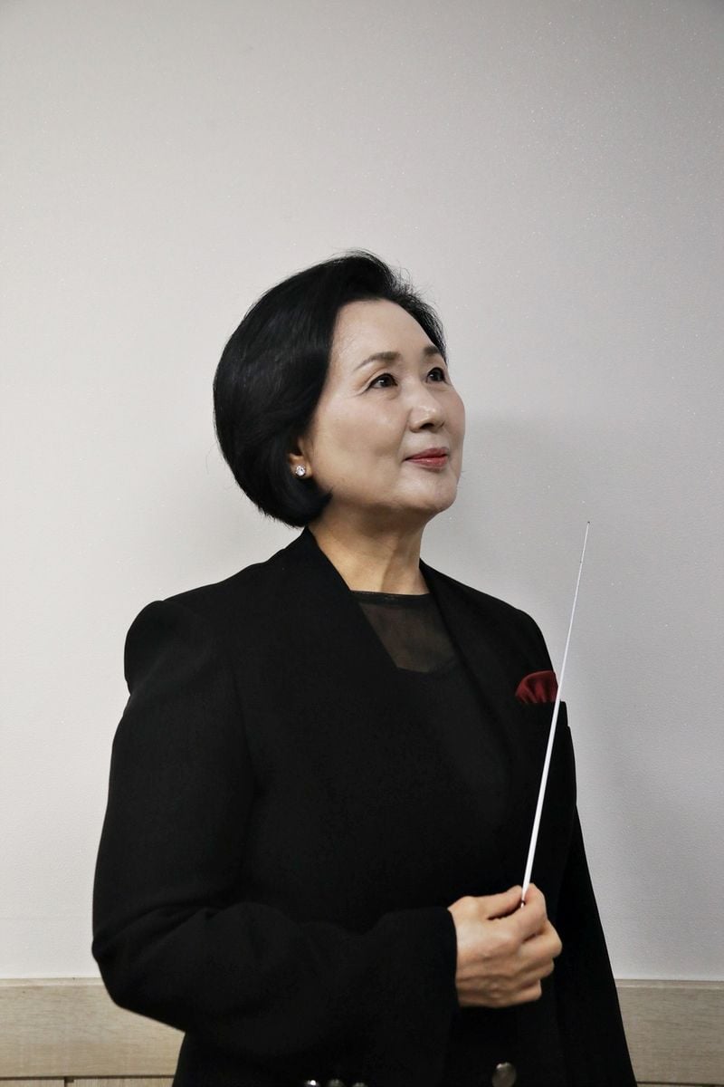 김경희 예술감독 겸 상임지휘자 사진: 조정현기자