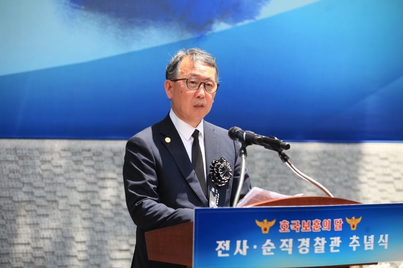 ▲ 오승기 한국경찰유족회장. [사진 : 이청강 기자]