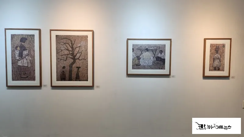 아트페어 박수근 판화전 모습 (사진: 김재옥 기자)