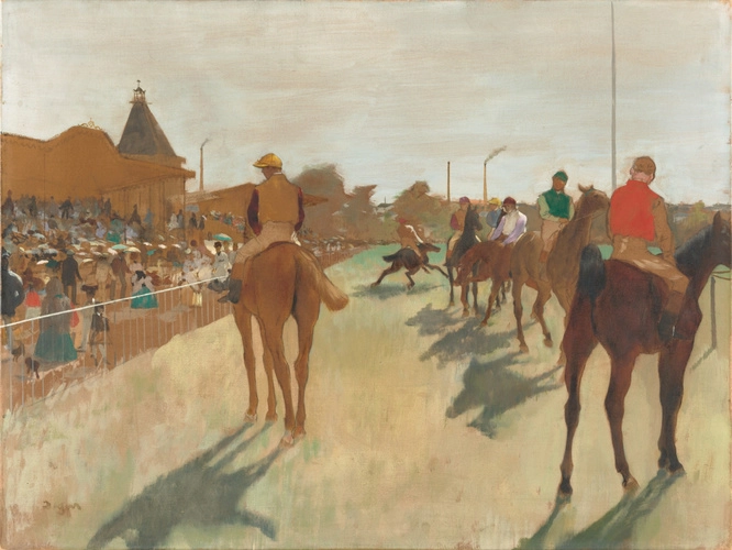 행진, 에드가 드가, 1868년, 46 x 61cm