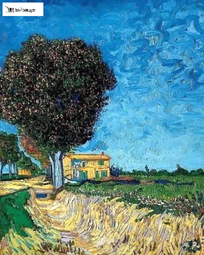 빈센트 반 고흐의 "A Lane Near Arles" (1888)