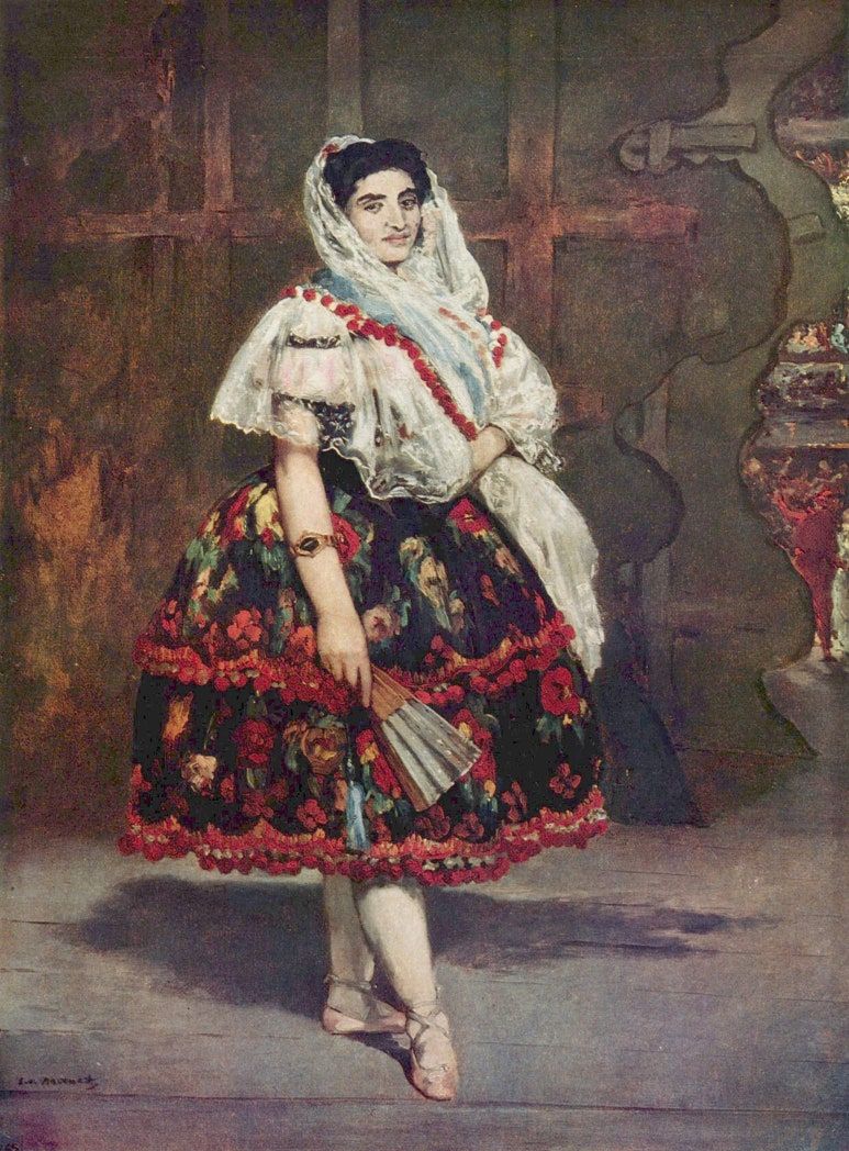 발렌시아의 롤라, 에두아르 마네, 1862년, 123 x 92cm