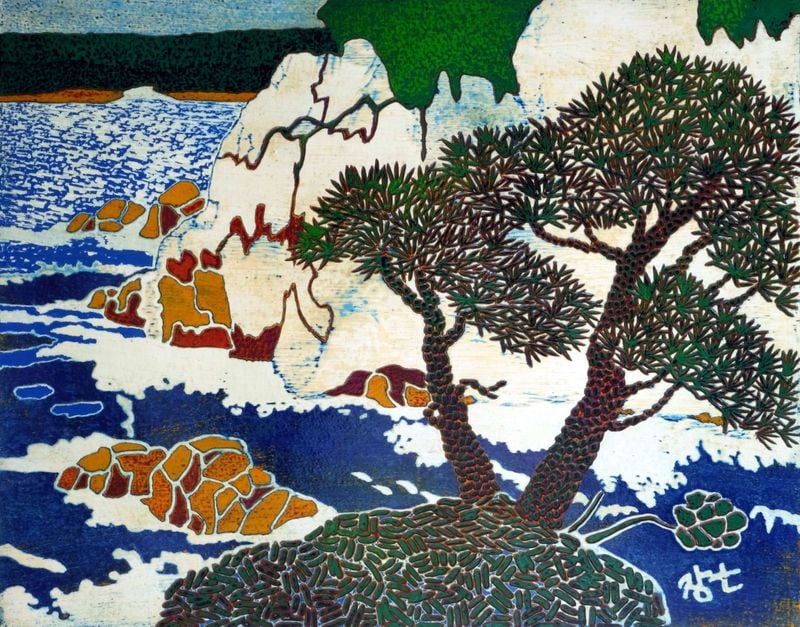 Randomicith-해송 oil on canvas 117 x 91cm 2023 (이미지 작가제공)