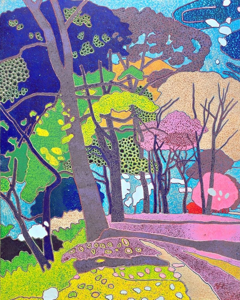 Randomicity -환상여행 oil on canvas 50.2 x65.8 cm 2024 (이미지 작가제공)