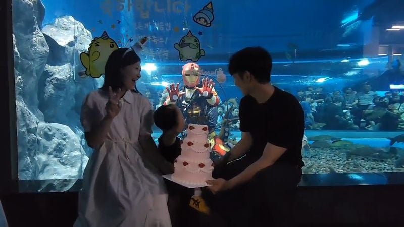 충북아쿠아리움 ‘감동의 물결‘ 이벤트 현장