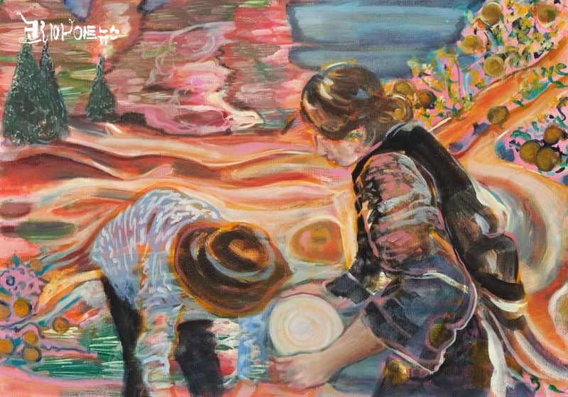 Tamsin Morse Fool's Gold 2024 Oil on canvas 42.5x60cm