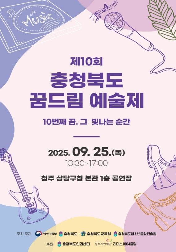 ‘제10회 학교 밖 청소년 예술제’ 개최