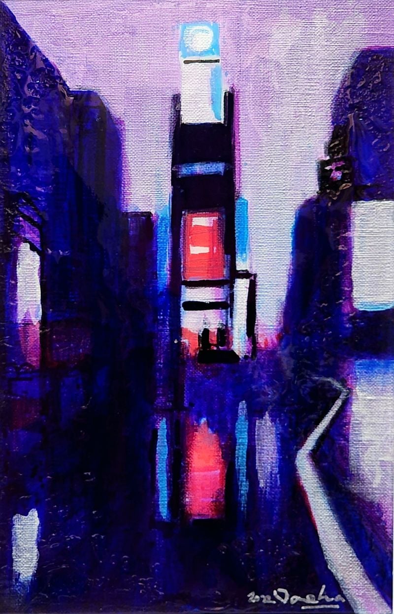 New York Story_21×33cm_Acrylic on canvas_2020