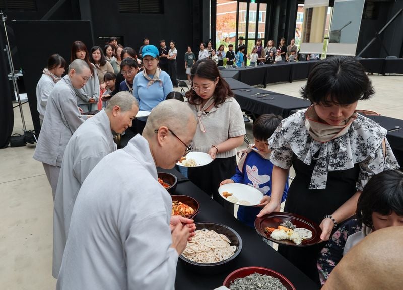 건강한 사찰 음식 맛보기