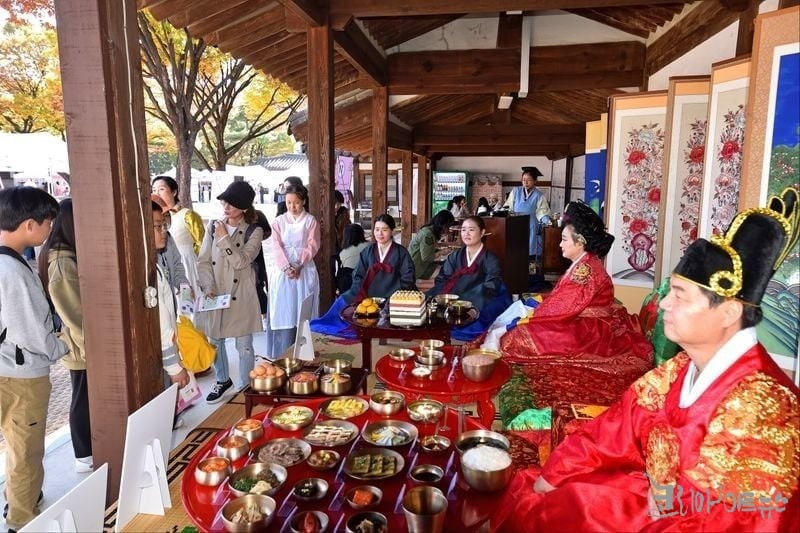 임금님 수라상 재현 사진(사진=한국전통음식연구소 제공)