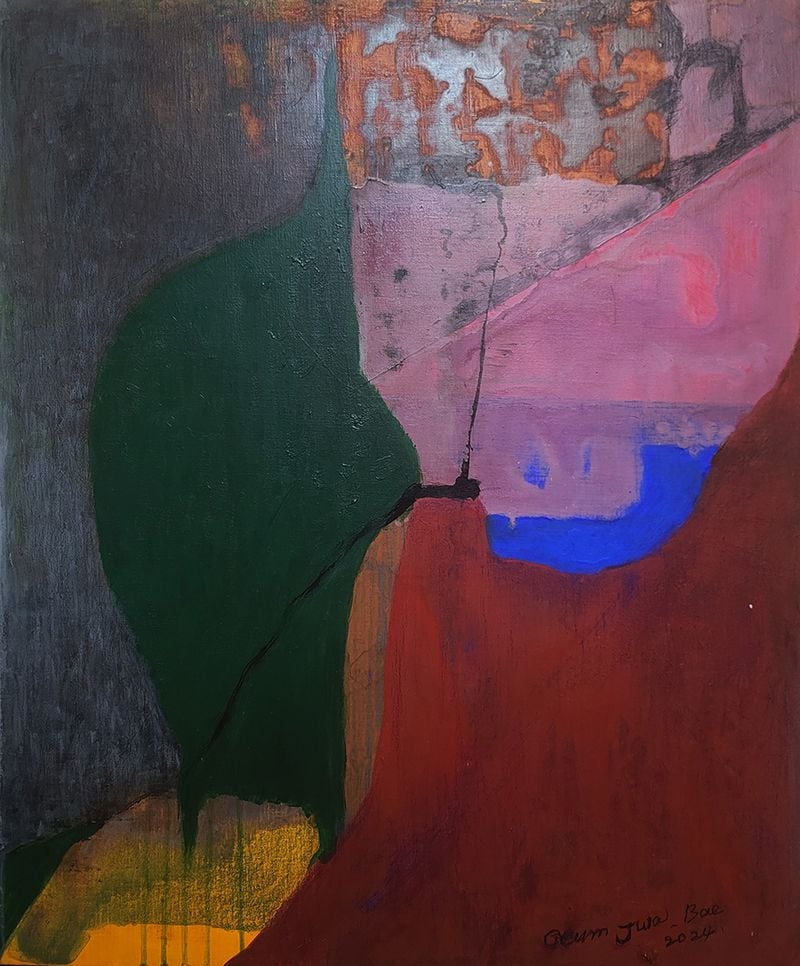 장혜숙 작, A song of nature (I)/ 72.7x53.0cm