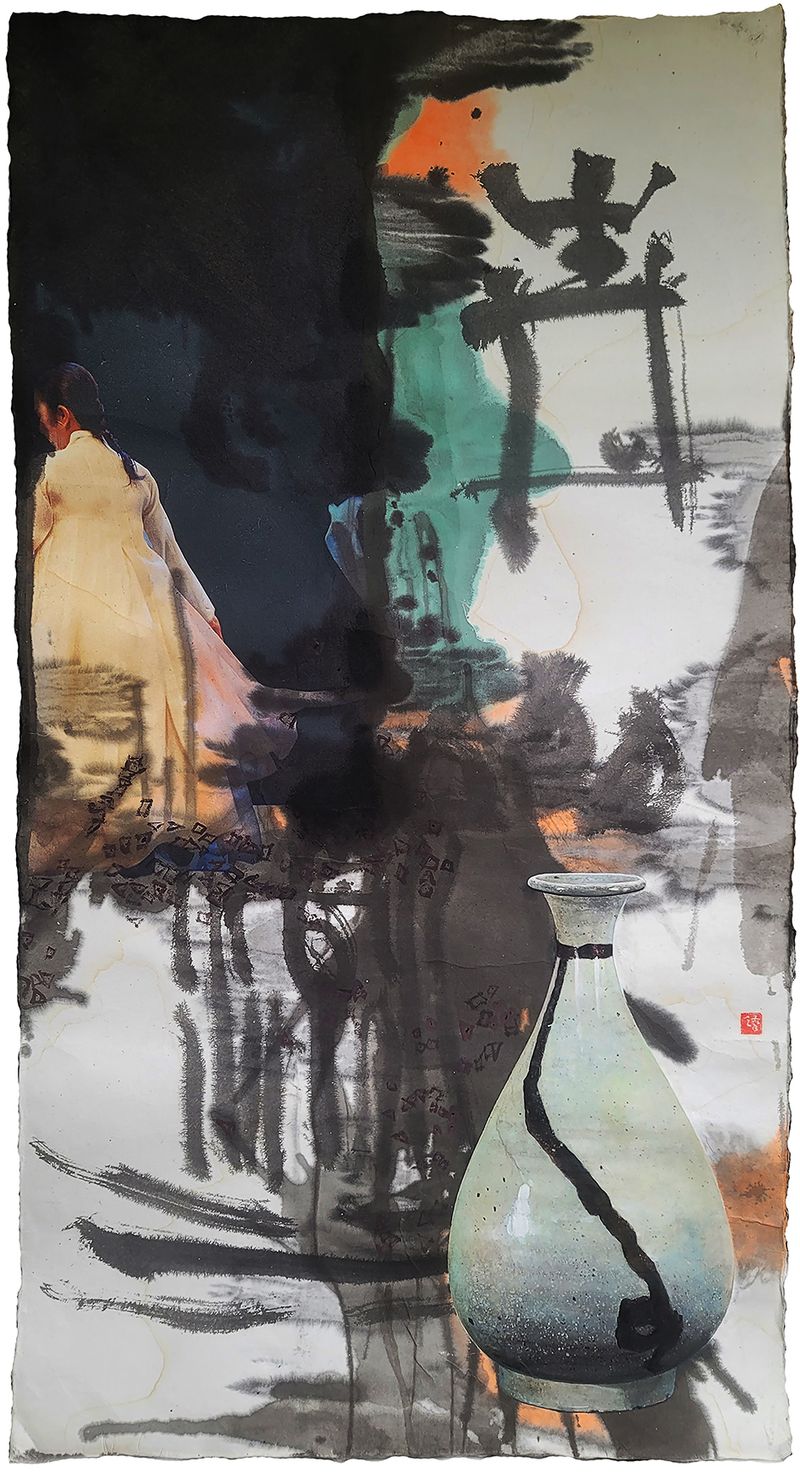 임이랑 작, With Music/ 97.0x153.0cm