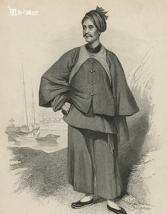 귀츨라프 선교사를 그린 그림. 최태성 목사 제공