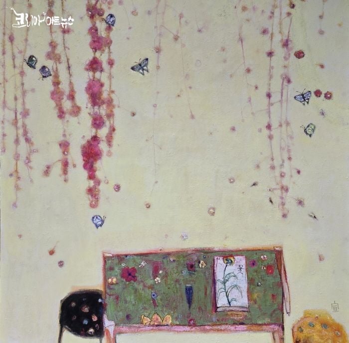 낙화유감 130,3×130,3-사진제공 박주선 작가
