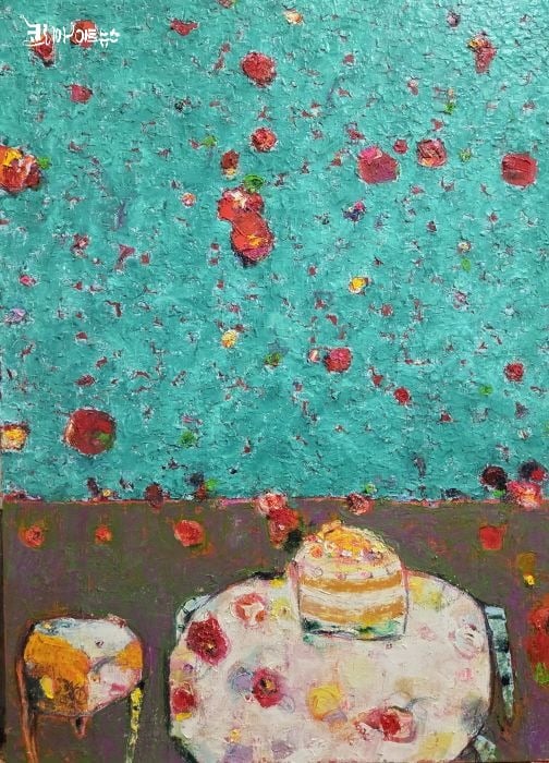 낙화유감  53×72,7cm-사진제공 박주선 작가