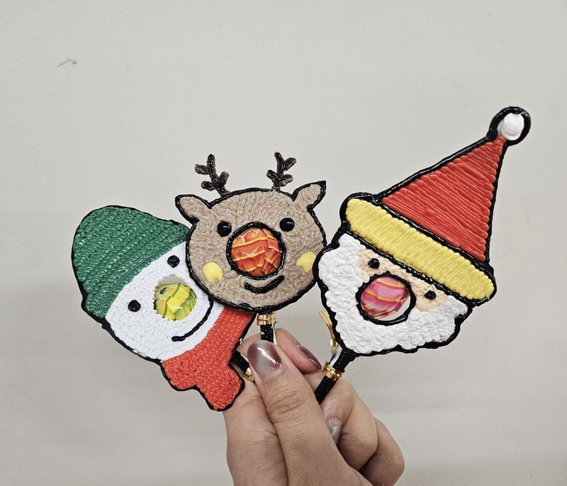 크리스마스 주제 ‘작은 축제’ 사탕만들기 장면