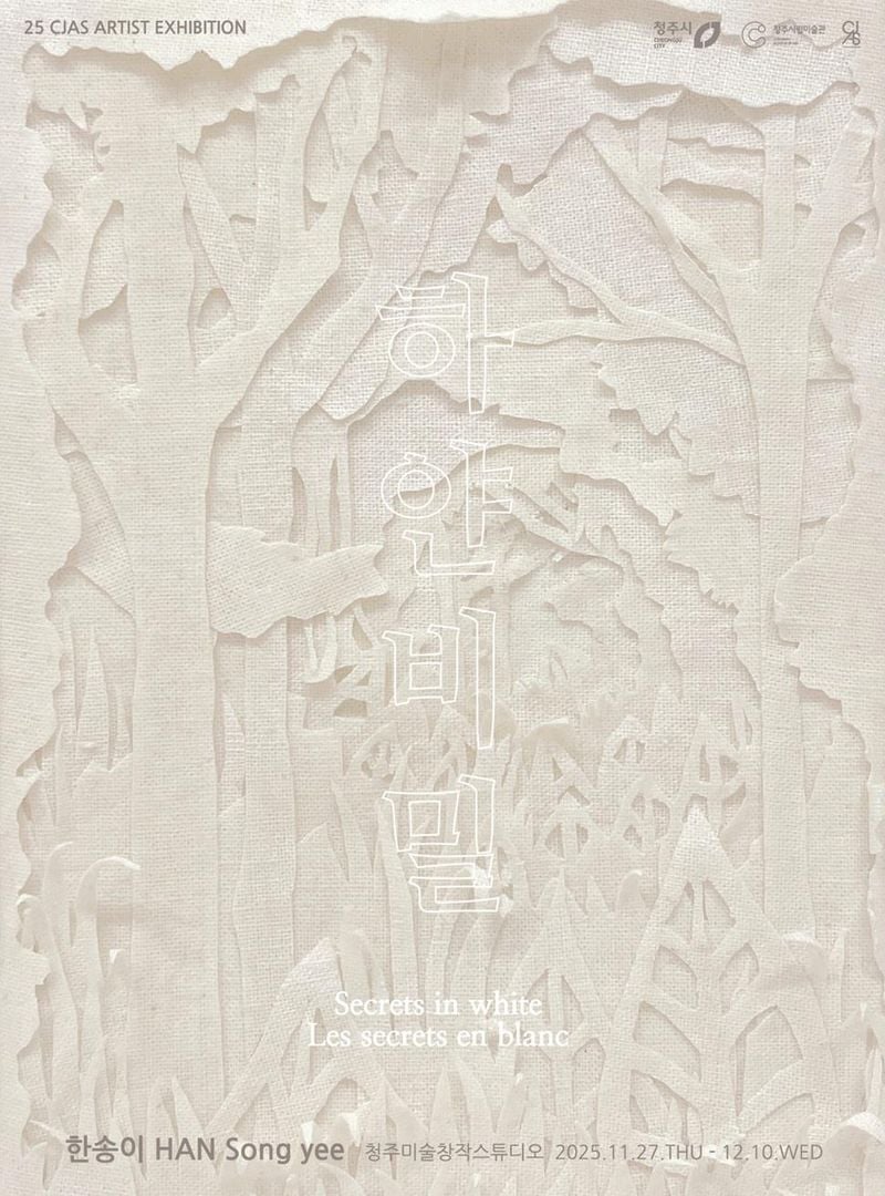 한송이 작가 개인전 포스터