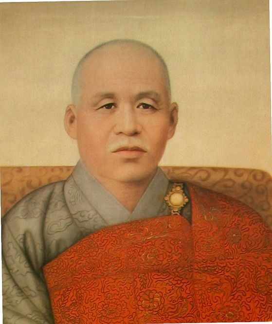 용성 스님은 쌀가마니에 돈을 담아 상하이 임시정부에 독립자금으로 보내기도 했다. 해방 직후 귀국한 백범 김구는 이런 사실을 회고하며 눈물을 흘린 바 있다. 사진 백용성조사기념사업회