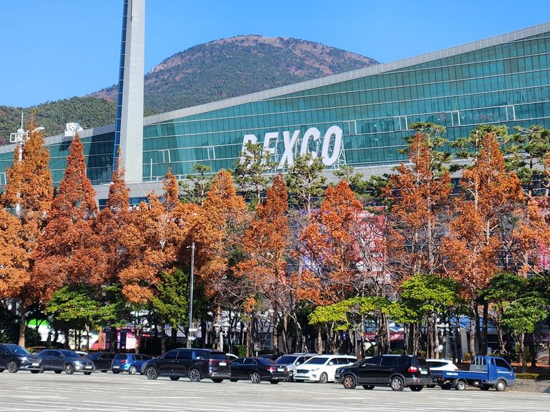 부산 벡스코 입구사진 (사진 : 김재옥 화가)