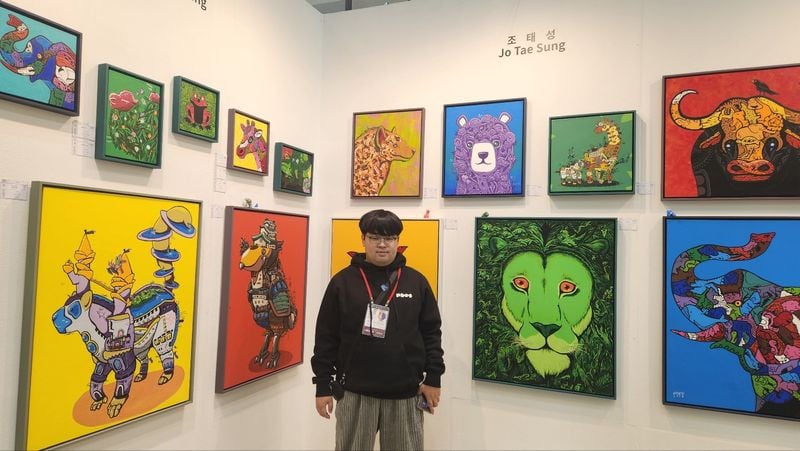 조태성 작가의 Zoo Art 작품 (사진 : 김재옥 화가)