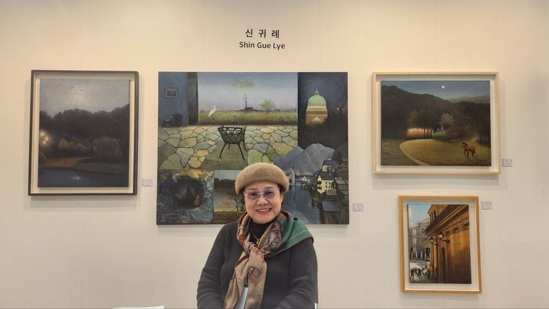 신귀례 작가의 작품 (사진 : 김재옥 화가)