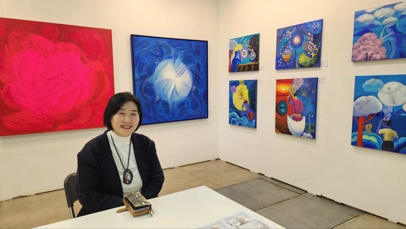 박필용 작가의 작품 (사진 : 김재옥 화가)