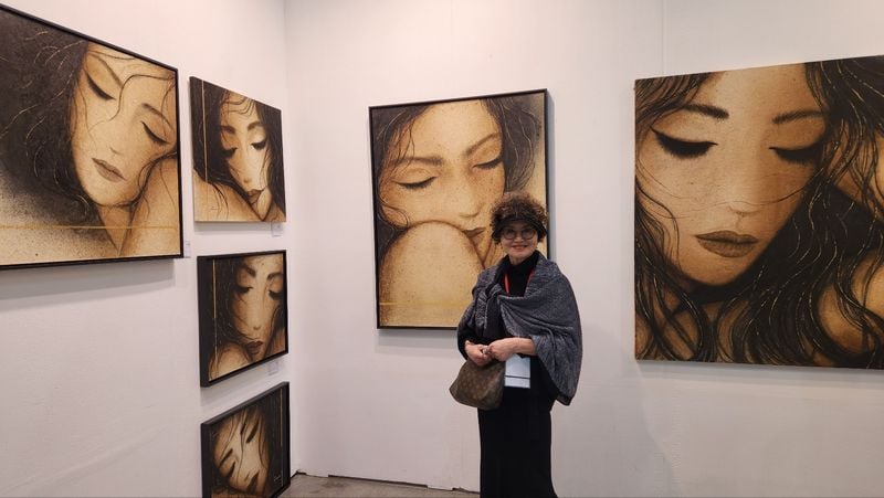 이순희 작가의 작품 (사지 : 김재옥 화가)