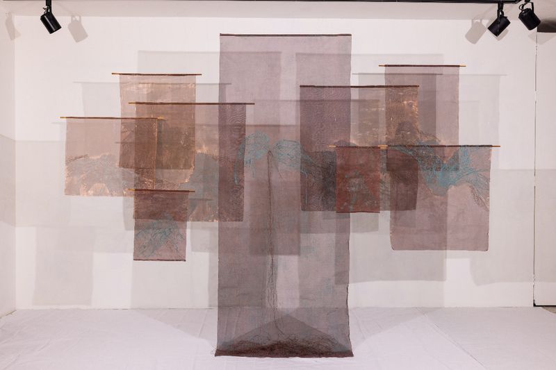 박진희 살의노래 2024 동상, 동실, 바닷물_가변설치