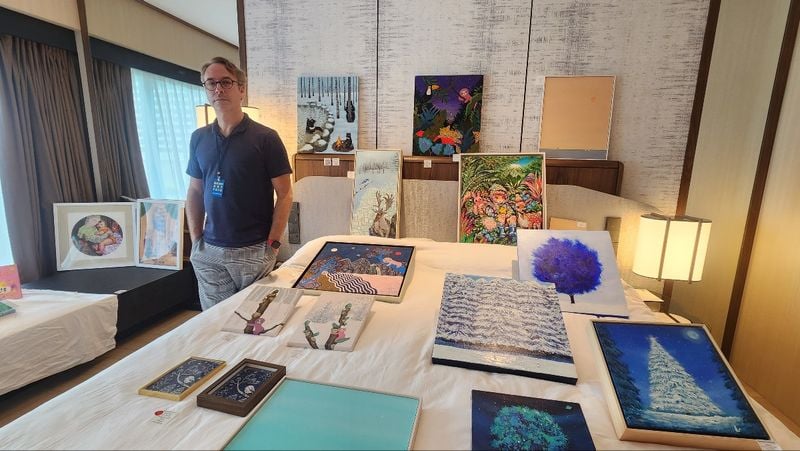 6층 조지아 (Georgia) Galerie bruno massa 전시룸 모습 (사진: 김재옥 화가)