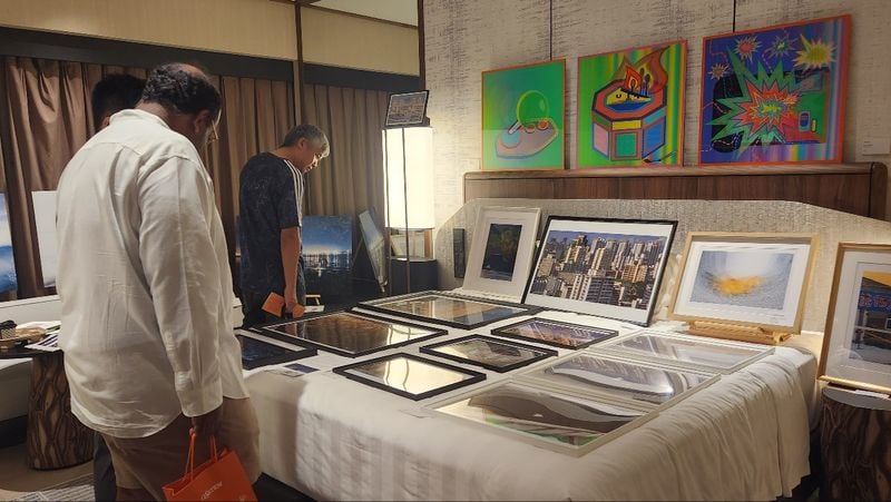 6층 싱가폴  Moltry 전시장 (사진 : 김재옥 화가)