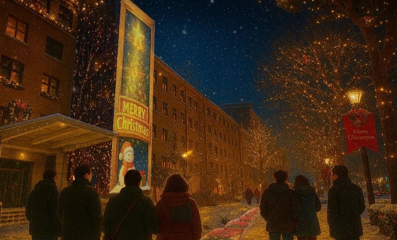 충북도청 아나몰픽 미디어아트 전시 홍보사진