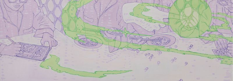 Affordance_04_Under consideration 170.0X60.0cm oil on canvas 2024