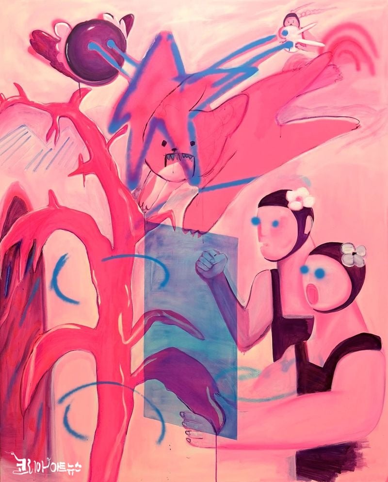 다차원의 문은 존재하지 않는다 No door to the multidimensional exists _ 130.3 x 162.2 