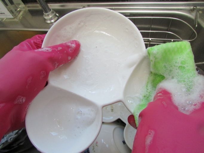 설거지하는 고무장갑