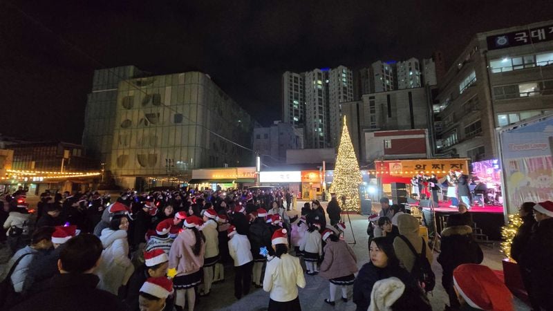 철당간 문화광장 캐럴공연-1