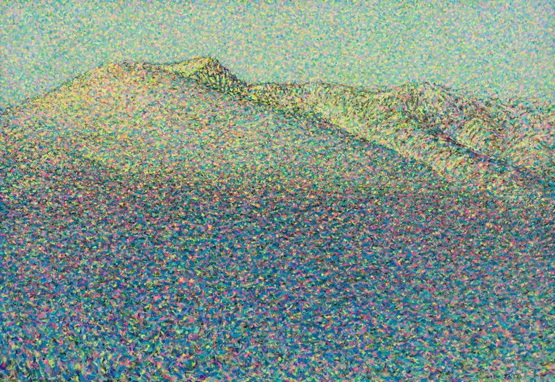 한라산교향곡, 112.1x162.2cm, Oil on canvas, 2024, 백성원-