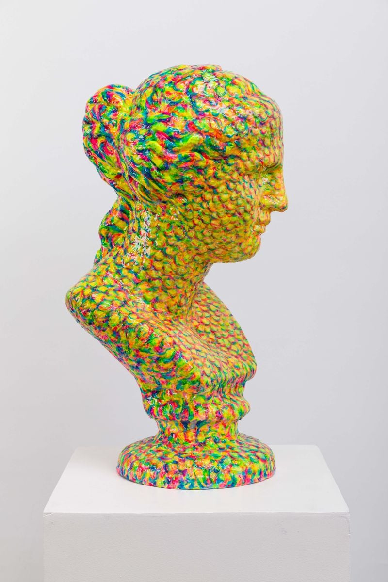 비너스, 2025, acrylic, clay, resin, Bandage Plaster Figure, 60x27x32cm, 백성원-