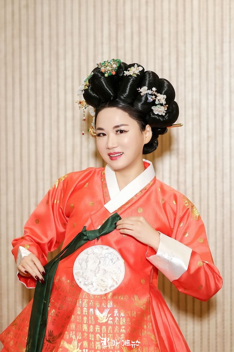 2025 세계한민족무궁화연합 포이스트 송년 한복패션쇼 -퓨전한복 모델 / 사진 조진혁 작가