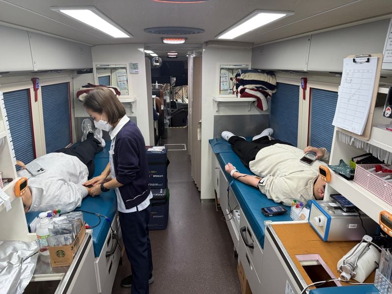 ‘사랑의 헌혈’ 운동 동참 현장