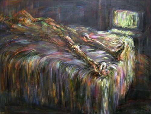 인체연작, 오치균, 1989년, 91 x 107cm  