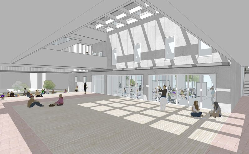 청소년복합문화공간 투시도