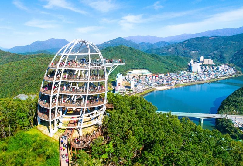 만천하스카이워크 전경
