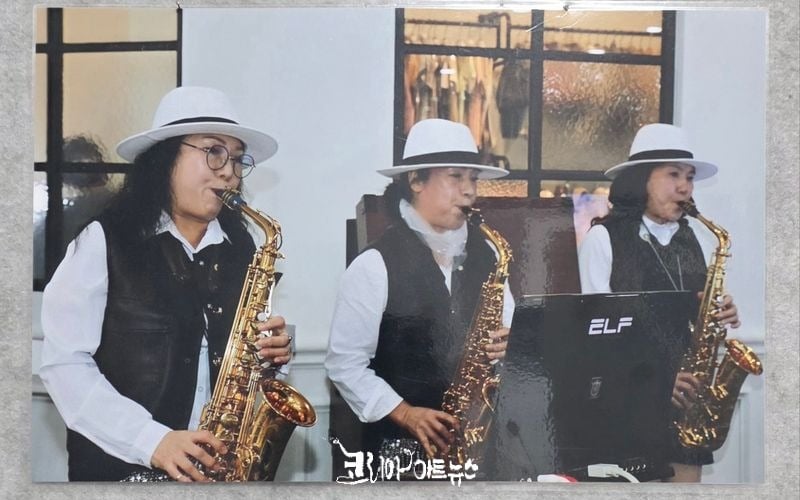 색소폰 여성 트리오 ‘포시즌 힐링 뮤즈’(리더 홍소영·이경현·이호숙)