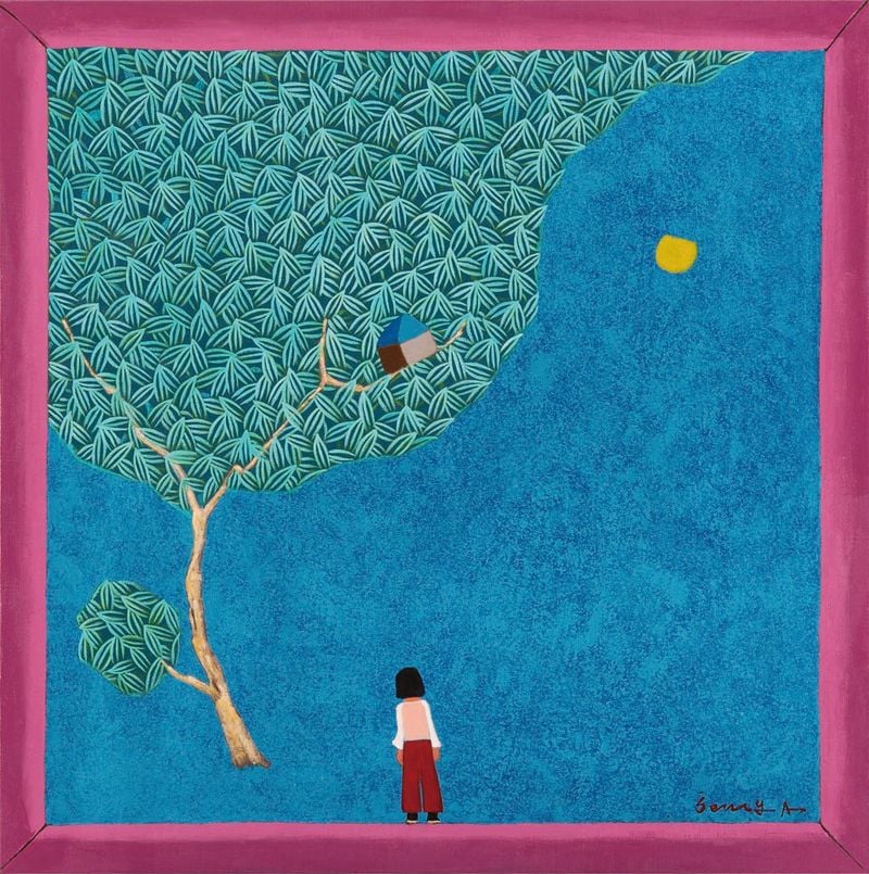 오승하 ㅣ Dream, 72.70x72.70cm ,Acrylic on canvas, 2024