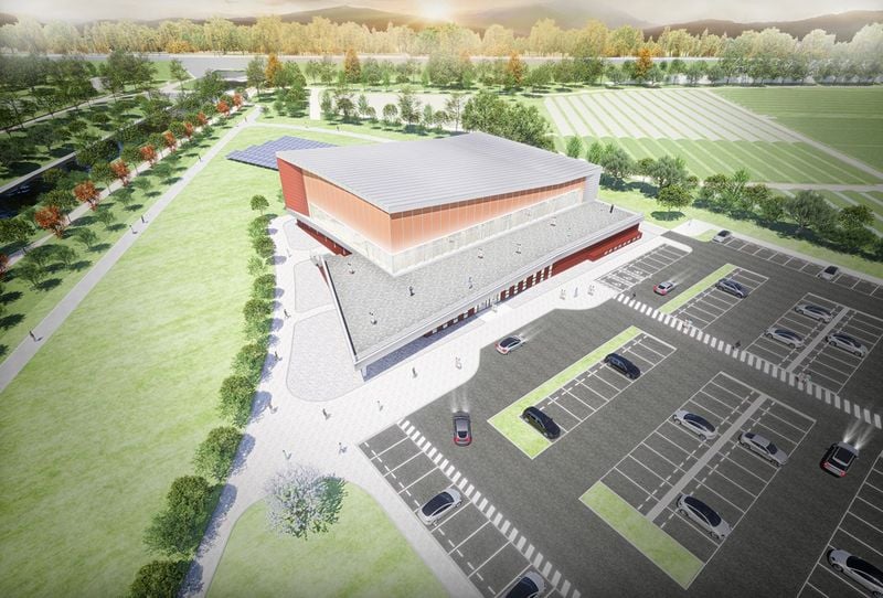 청주 배드민턴체육관 조감도