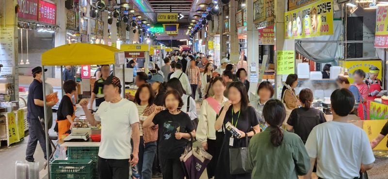 육거리야시장 전경-1