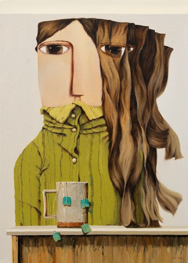 Afternoon Tea_2024_Oil on canvas_90.9x65.1cm