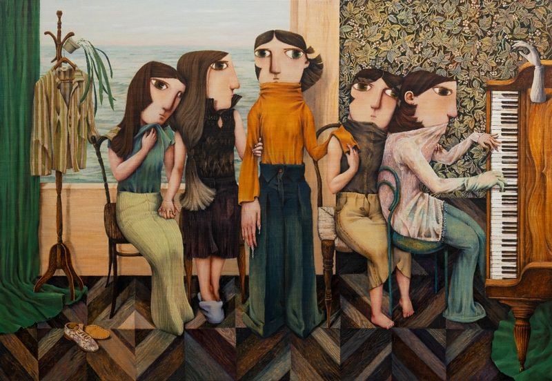 우리를 위한 연주_2025_Oil on canvas_112.1x162.2cm