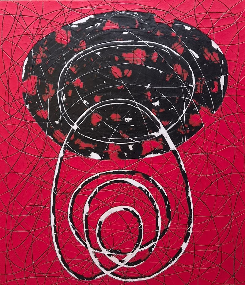 김영미_Circle_캔버스에 아크릴과 돌가루_ 45.5x53.0cm_2026