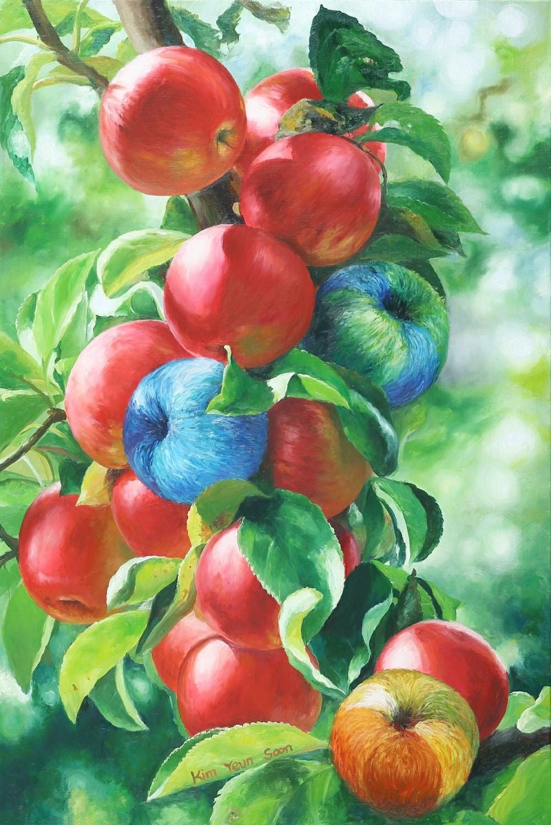 I'm Standing here (116.2 cm×60cm ,Oil on canvas ,2025년) 